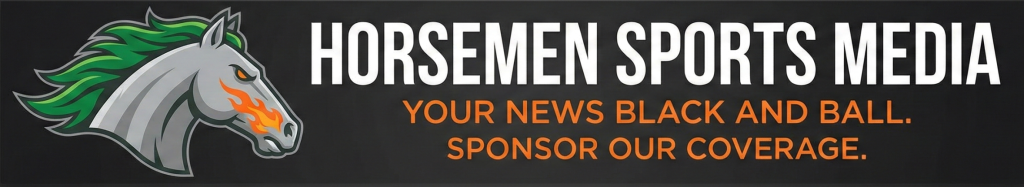 Horsemen Sports Media Horizontal Ad Banner Template